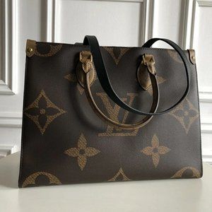 LV ONTHEGO Giant Tote Brown